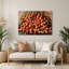 Art mural en métal brun fruits nectarine-1957110227
