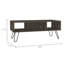 Table basse Vassel, pieds en épingle à cheveux, deux tablettes - espresso-1705158098