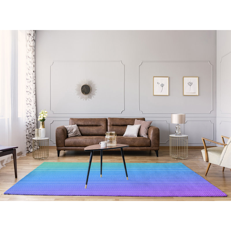 Chenille Toile Indoor Rug, Rectangle 4' x 6'