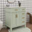 30" Bathroom Vanity With Ceramic Sink, Modern Storage Cabinet With Soft-Close Doors, Deep Drawer & Standard Drawer-357829461