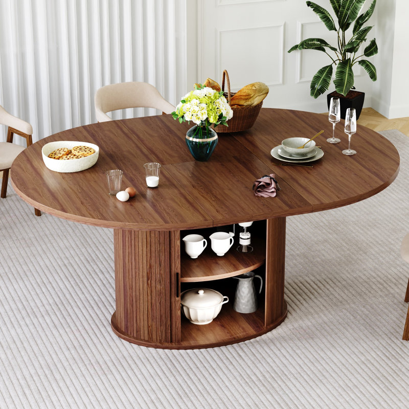 Table de salle à manger, Brun