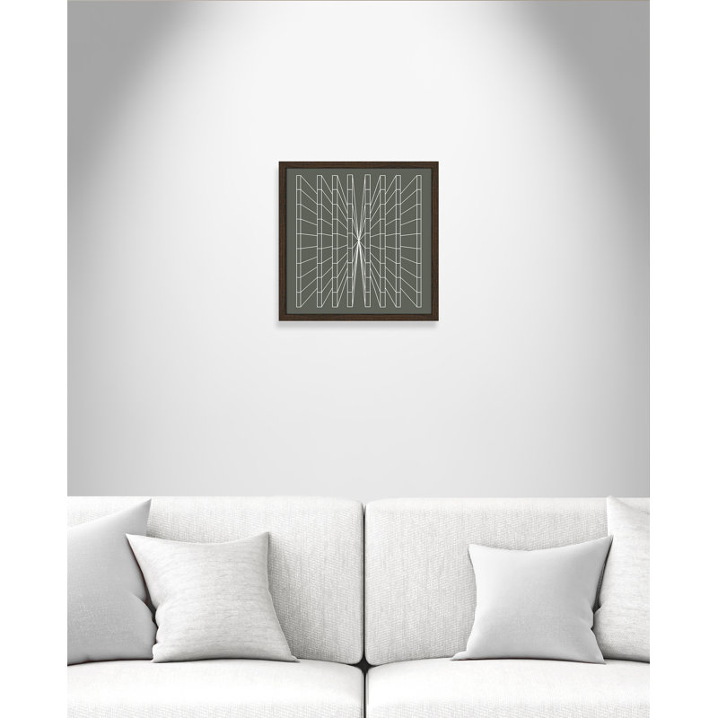 Olive perspective par Sandi Hauanio - reproduction d'art sur papier encadrée, H 17 po x l 17 po x P 0,75 po