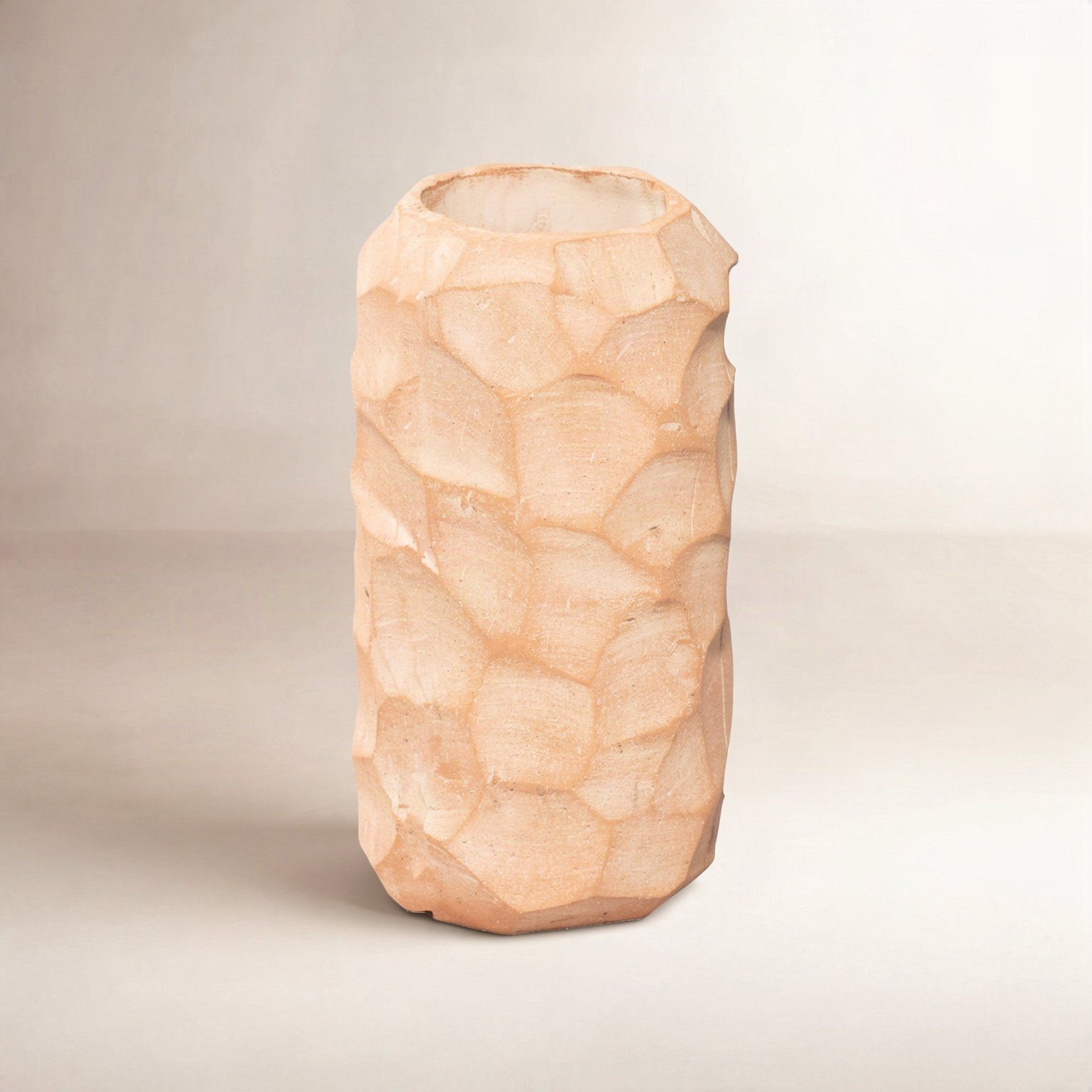 Jerrika Clay Pot Planter, 12" H x 6.25" W x 6.25" D