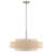 6-Light Dimmable Natural Rope Drum Pendant Chandelier in Nickel-1287090849