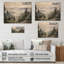 «Pine Misty Mountain I», impression sur bois naturel-525126715