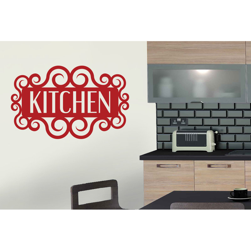 Wall Decal, Dark Red, Medium
