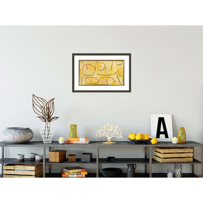 «Reclining (Allongé)» par Paul Klee - impression giclée encadrée