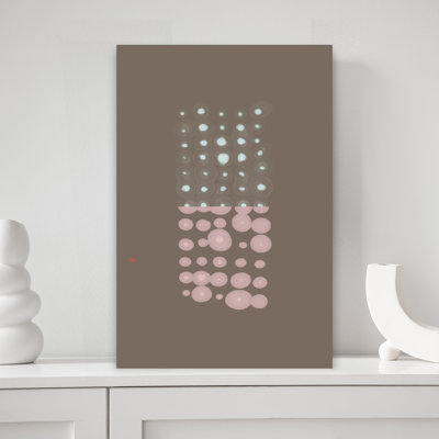 Contemporary Art Abstract Contemporary Modern Wall Art - Wrapped Canvas Print