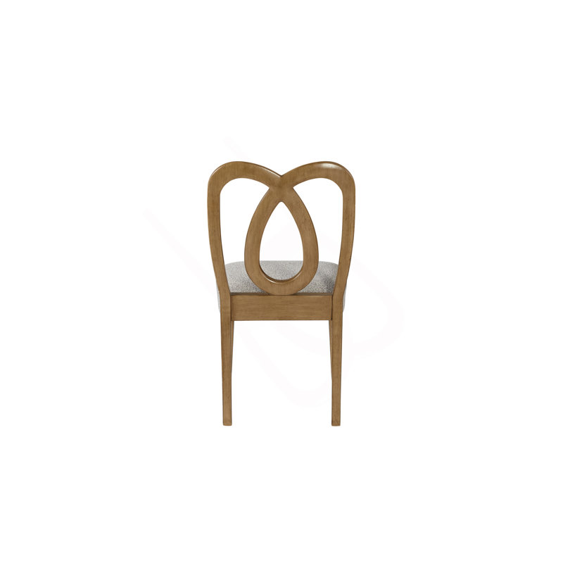 Chaise à dossier sculpté (ensemble de 2)