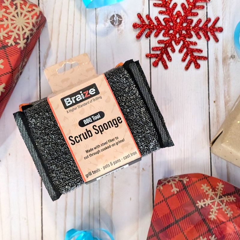 Steel Scrubbing Sponge 4pk