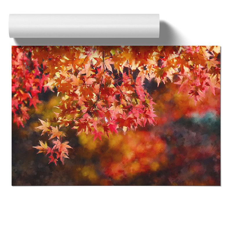 Maple Tree Painting - Frameless Print, 21cm H x 30cm W x 0.1cm D