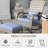 Patio Chair With , Outdoor In Gray. Large Seat & , Protected, For Front Yard, Backyard, Deck, Poolside Decoration Package, Relax Cushions, High-Back, Spacious Jolly Patio, Garden, Gray