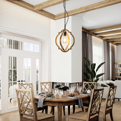 Fer rétro, suspension réglable pour les îlots de cuisine, les tables de salle à manger et les comptoirs, à intensité variable, compatible avec les plafonds inclinés, nécessite une ampoule E26 de 60 W, installation câblée solide