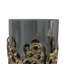 Vase décoratif en verre noir 11 po Brian