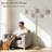 Smart 80" 5-Light Arc Floor Lamp With APP & Remote, Adjustable Heads, Dimmable 3000K-6000K For Living Room-1668043367-1671143558