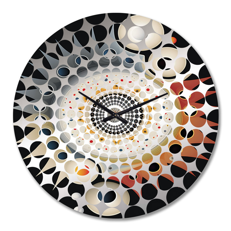 Chamya - Abstract Geometric Wall Clock, Extra Large