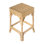 Flora Rattan Scalloped Bar and Counter Height Stool