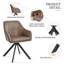 Upholstered Metal Upholstered Back Armchair-1037646428