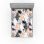 Blanc / gris anthracite / motif géométrique ambr