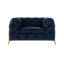 Chesterfield Hanks Sofa Set 3+2+1 with Gold Metal Legs-59345872