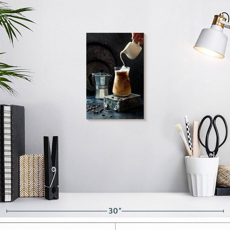 Yarlin Iced Coffee, 12" H x 8" W