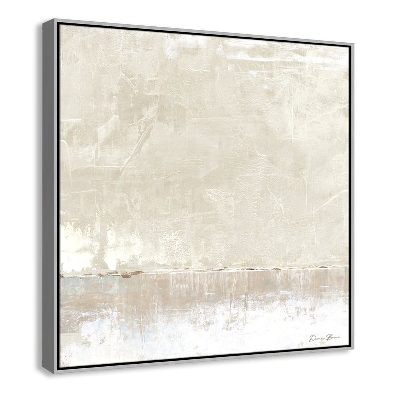 Delevan Better Days - reproduction de cadre flottant sur toile, H 37,5 po x l 37,5 po, Argent argent