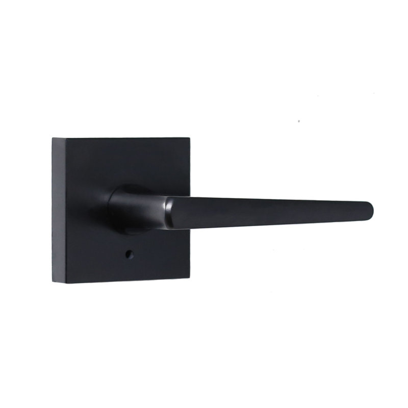 Poignée de porte avec rosette Philtower, Noir