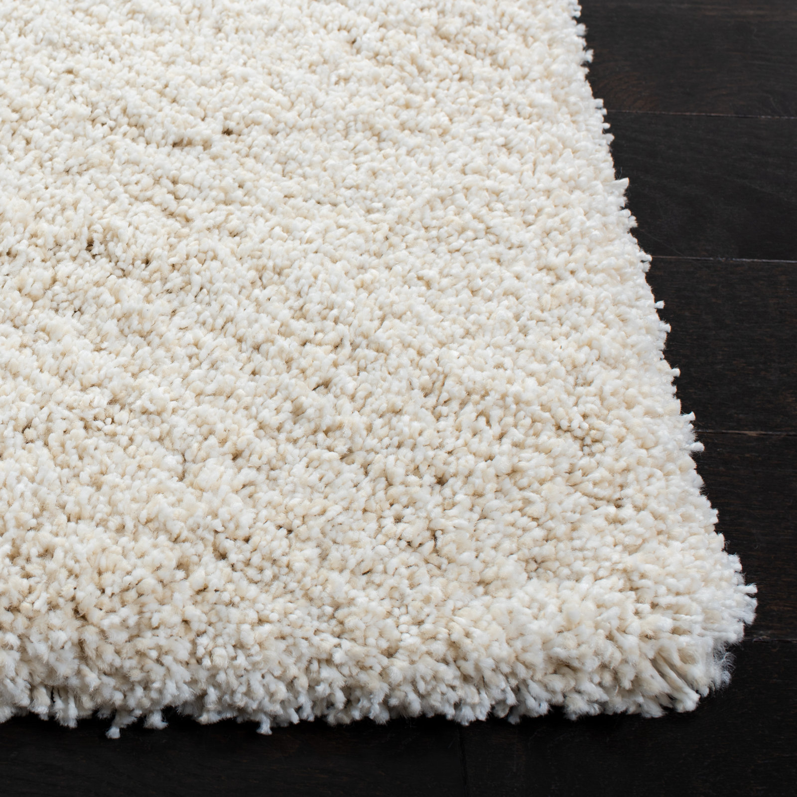 100% Polypropylene Ivory Rug, Square 5'1"