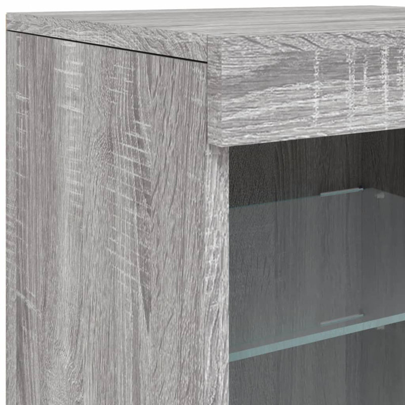 Basima 41cm Sideboard, Grey Sonoma