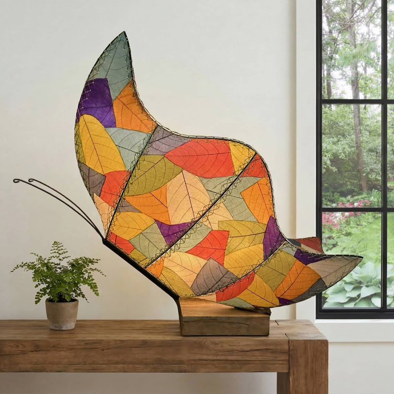  Butterfly Large Table Lamp Multi, Multi