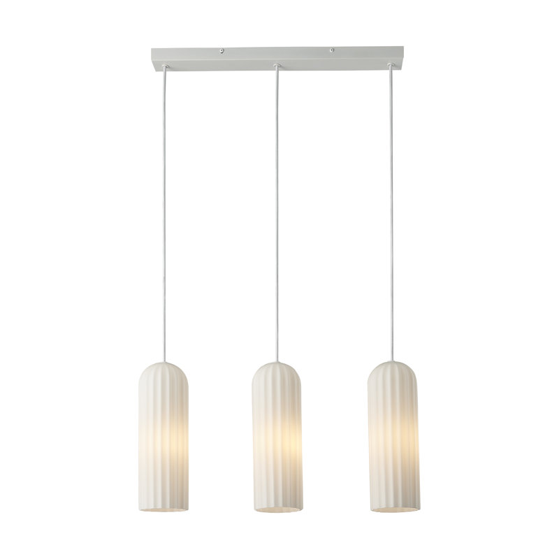 Miella 3 - Light Kitchen Island Pendant, White