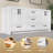 Solid Wood 72'' Double Bathroom Vanity Base Only-92728337