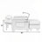 Single sofa recliner with manually adjustable backrest, USB charging port on the armrest side, and a matching storage ottoman-1332471407