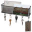 Swiftsure Wall  Wire Mesh Storage Organiser with Key Hooks-181703694