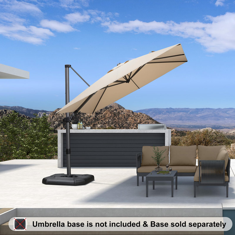 274cm Cantilever Parasol, Beige