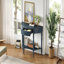 Console de style campagnard avec tiroir et tablette Farmhouse-161600816-161600818-161600828