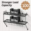 Iron Wall Mounted Pot Rack-1779627508