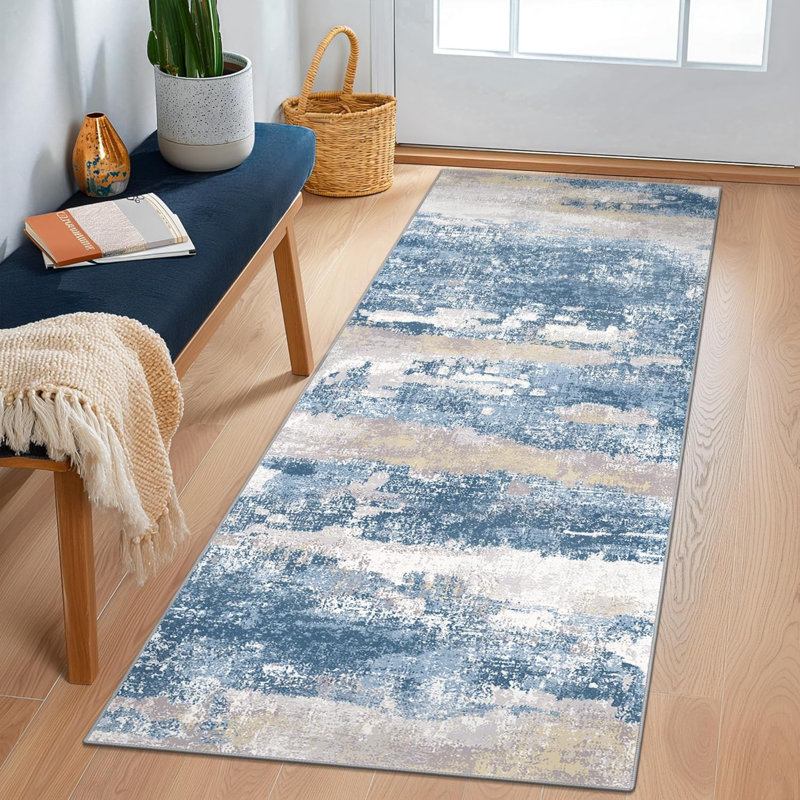 Tapis de couloir pour couloir 2 x 6 tapis de couloir lavable à la machine