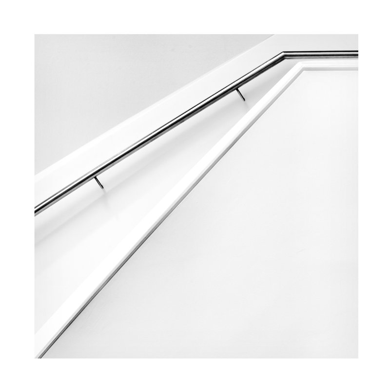 Art mural sur toile tendue - Jeroen Van De «Stairs Lines», art mural pour salon, chambre à coucher ou bureau - 14 x 14