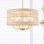 Lustre en rotin classique / traditionnel à 6 lumières de style bougie Alusine
