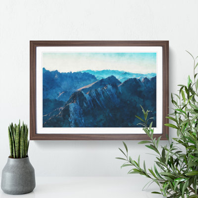 Mountain Range in Slovakia - Framed Print