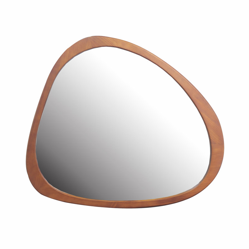 Wooden Framed Mirror, Walnut
