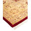 Tapis rouge / beige / vert en laine noué à la main de conception unique 10 pi 3 po x 13 pi 3 po Trenea Mogul