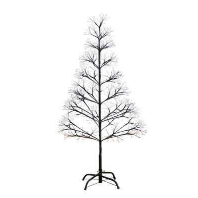 Arbre étoilé d'Halloween 4 pi pré-éclairé