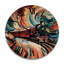 Horloge murale en bois massif Nerik-1469749547