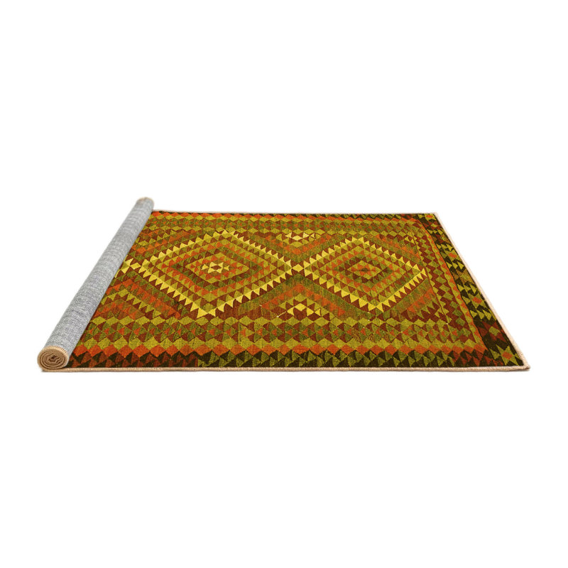 Layleigh Washable Southwestern Indoor Rug, Square 8'