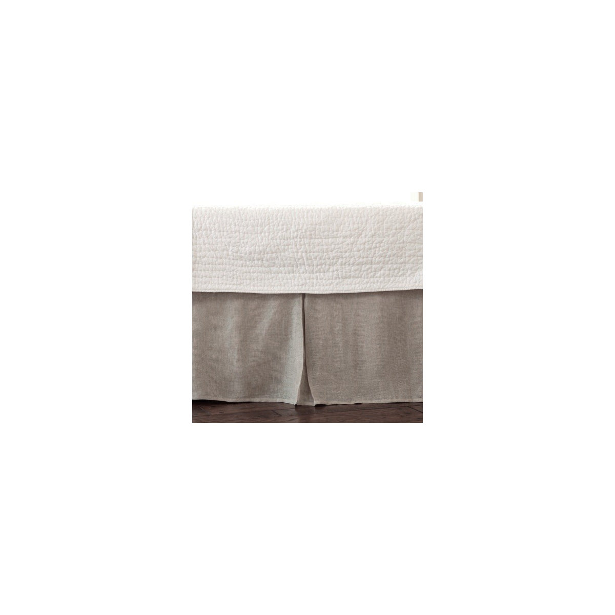 Taylor Linens Linen Voile Bed Skirt - Thumbnail 3