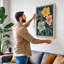 Three Blooms Botanical - Wrapped Canvas-1384332988-1384332995