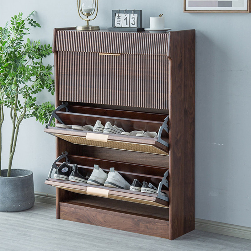 Retro large storage shoe cabinet