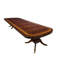 Scallop Cornered Mahogany Banquet/Dining Table